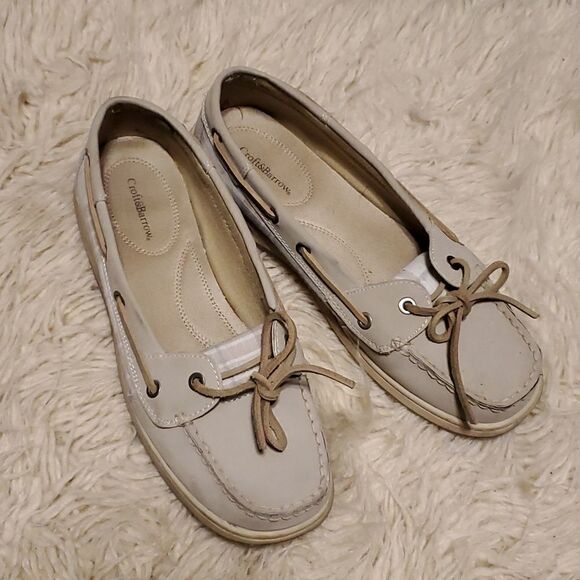 Croft & barrow boat shoes, nice condition - Picture 1 of 8